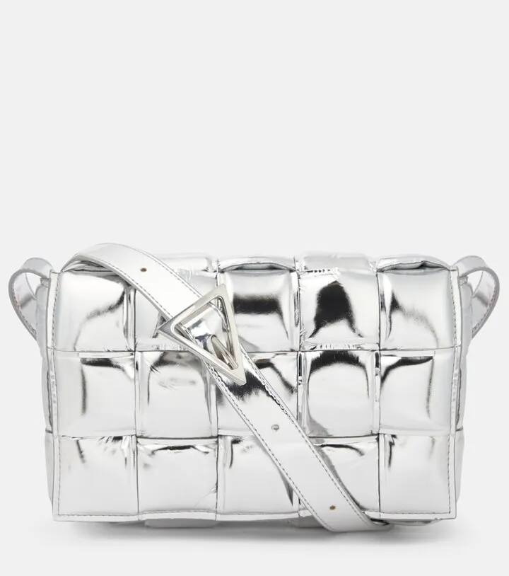 Padded Cassette leather shoulder bag