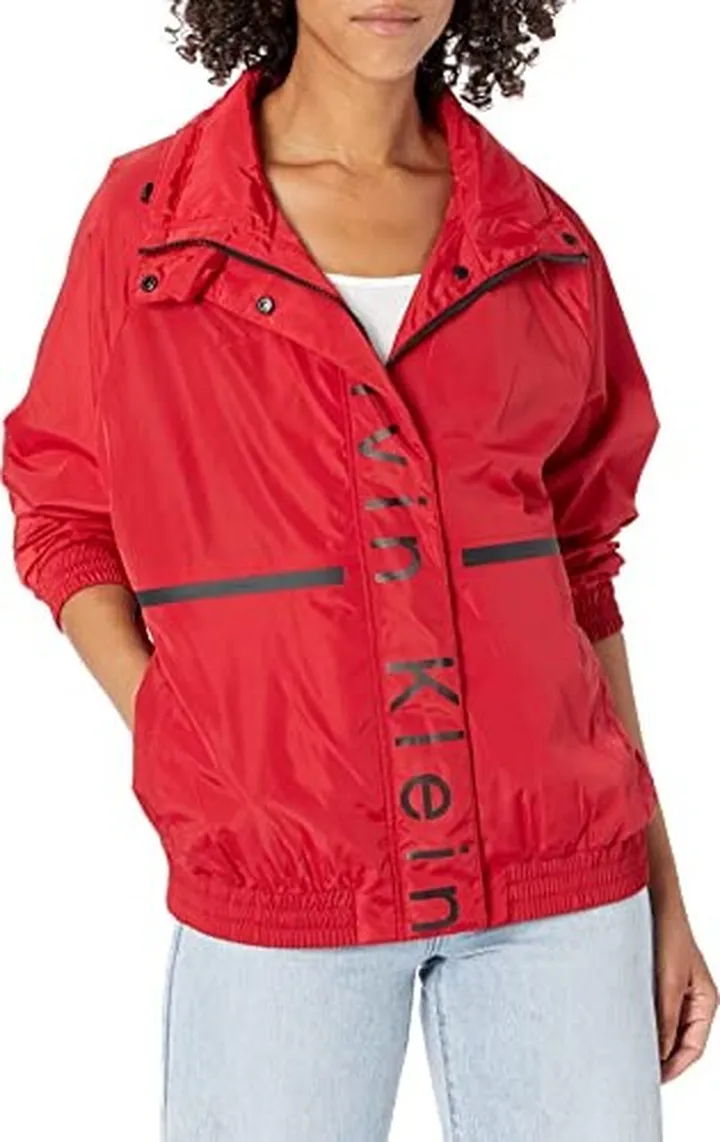 Calvin Klein Women's Lightweight Water Resistant Everyday Windbreaker
