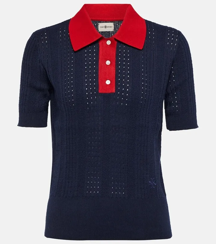 Cotton polo top