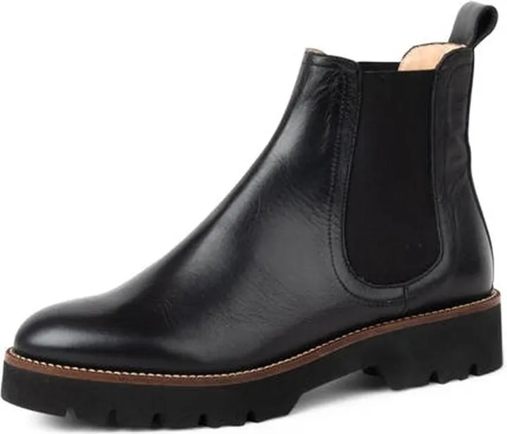 Patricia Green Chelsea Lug Sole Bootie - Black
