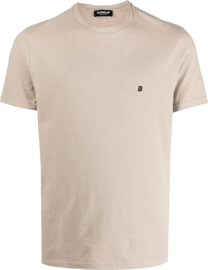 logo-patch cotton T-shirt
