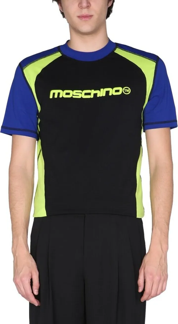 Moschino Logo Detailed Crewneck T-Shirt