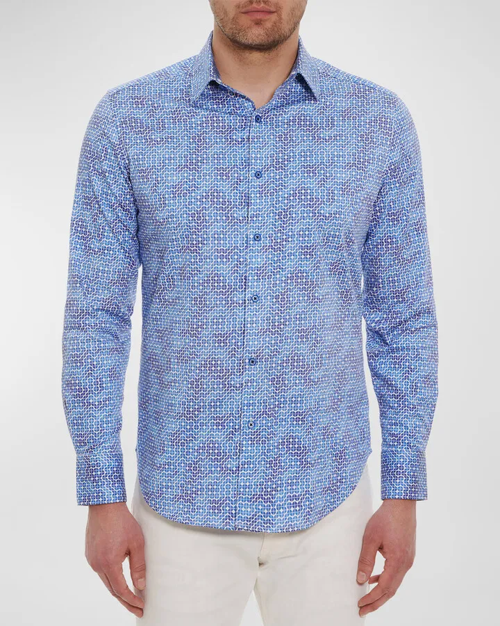 Men's Sagittarius Cotton-Stretch Sport Shirt