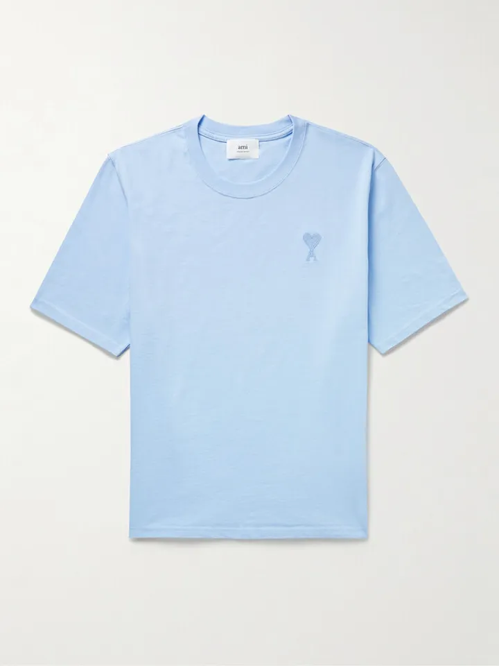 Logo-Embroidered Cotton-Jersey T-Shirt
