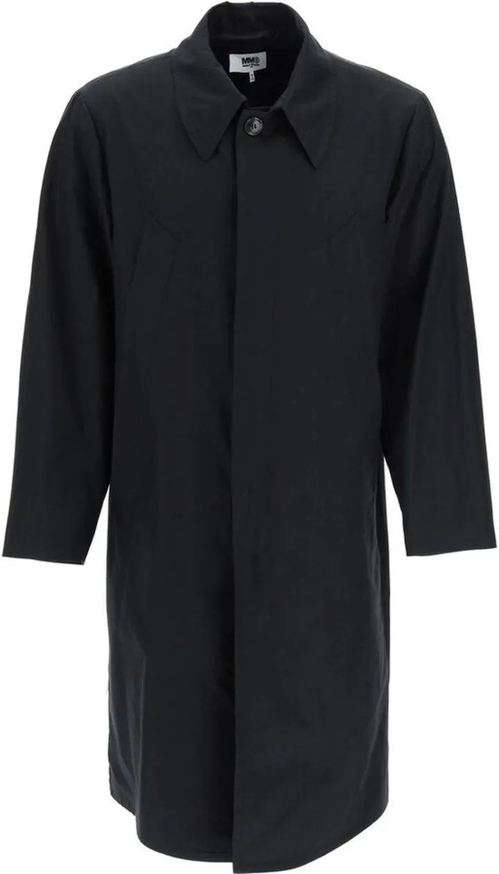 MM6 Maison Margiela Long-Sleeved Trench Coat