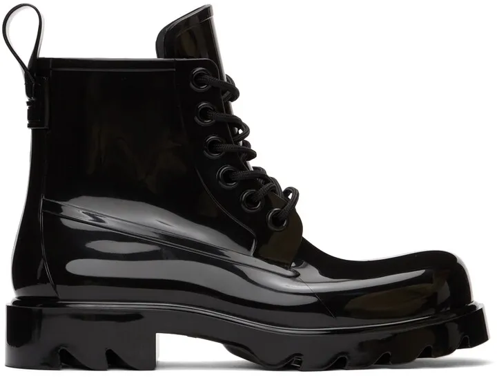 Bottega Veneta Black Stride Ankle Boots