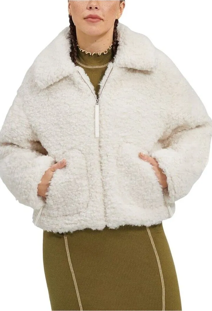 UGG womens Maeve Sherpa Jacket Coat