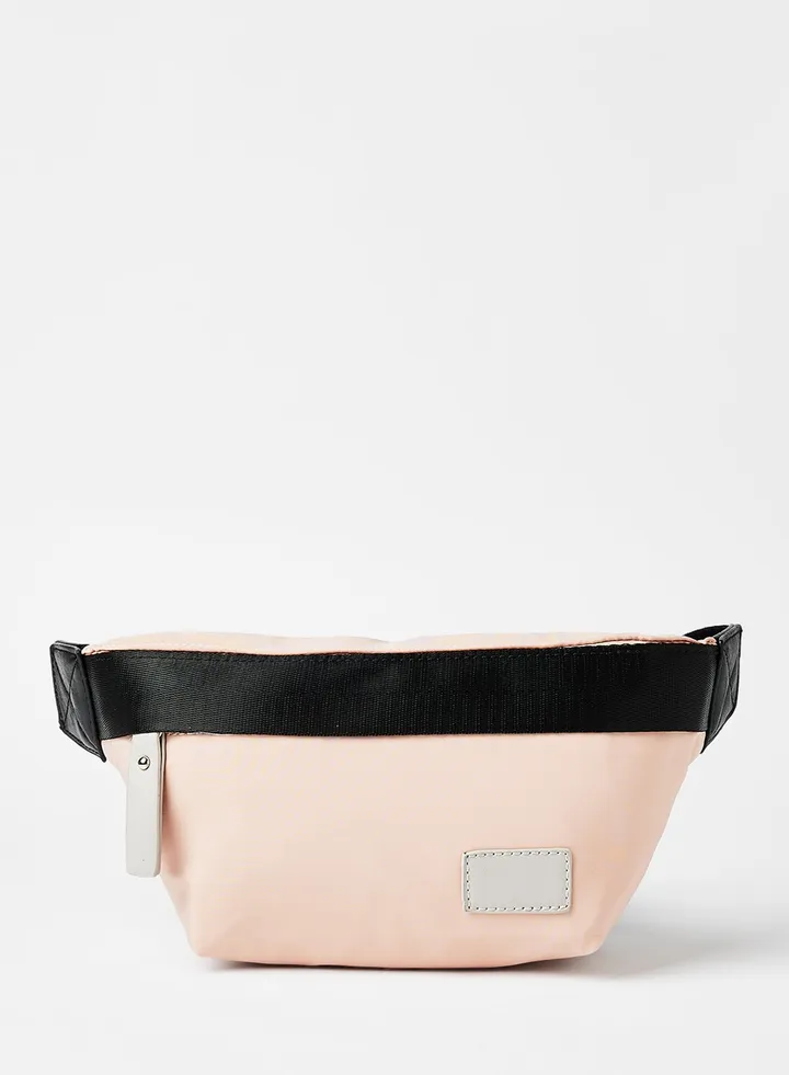 Badge Waistbag Beige