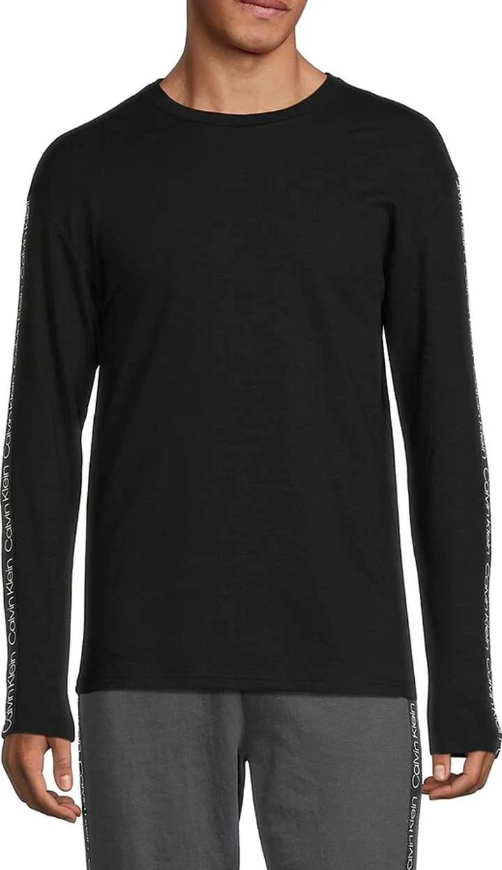 Long Sleeve Tape Logo T Shirt