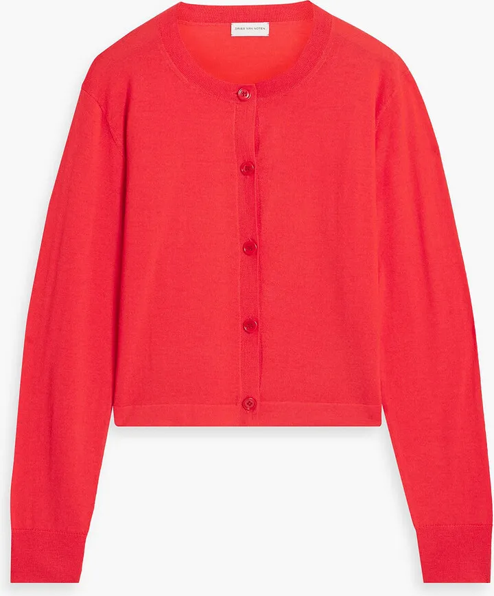 Merino wool cardigan