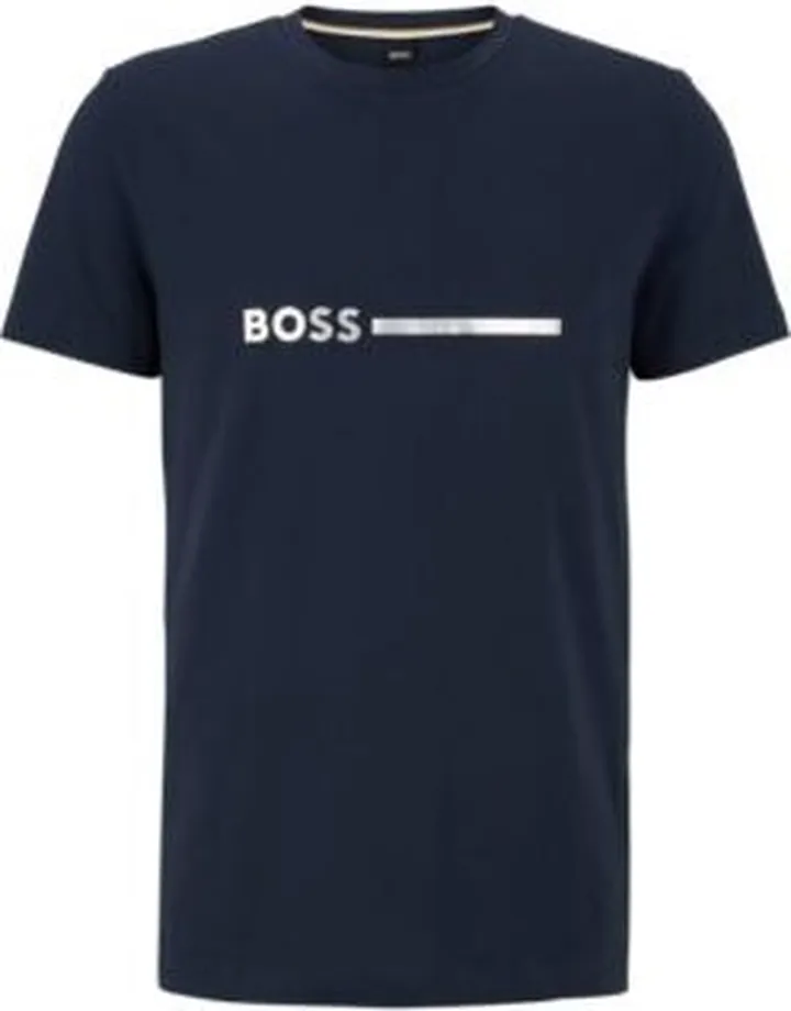 Regular-fit T-shirt in cotton with UV protection