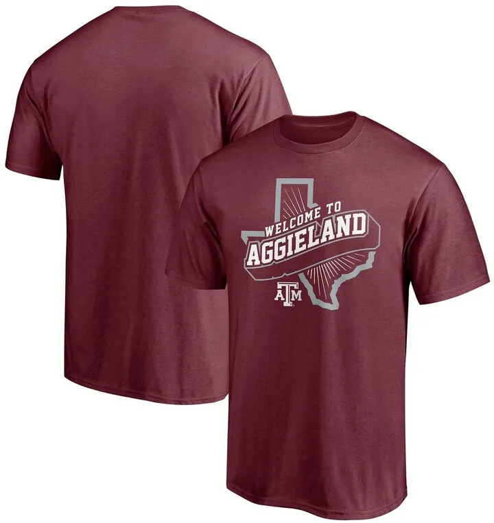 Men's Fanatics Branded Maroon Texas A & M Aggies Hometown T-shirt