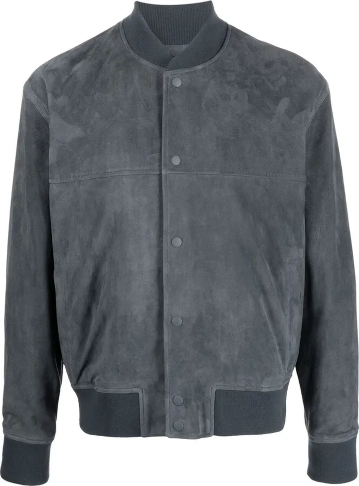Suede Bomber Jacket
