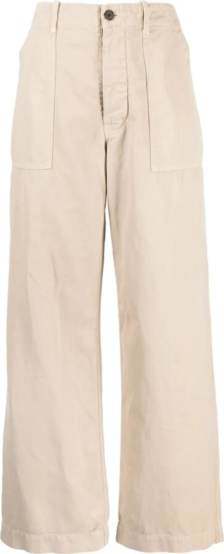 Cropped Wide-Leg Trousers