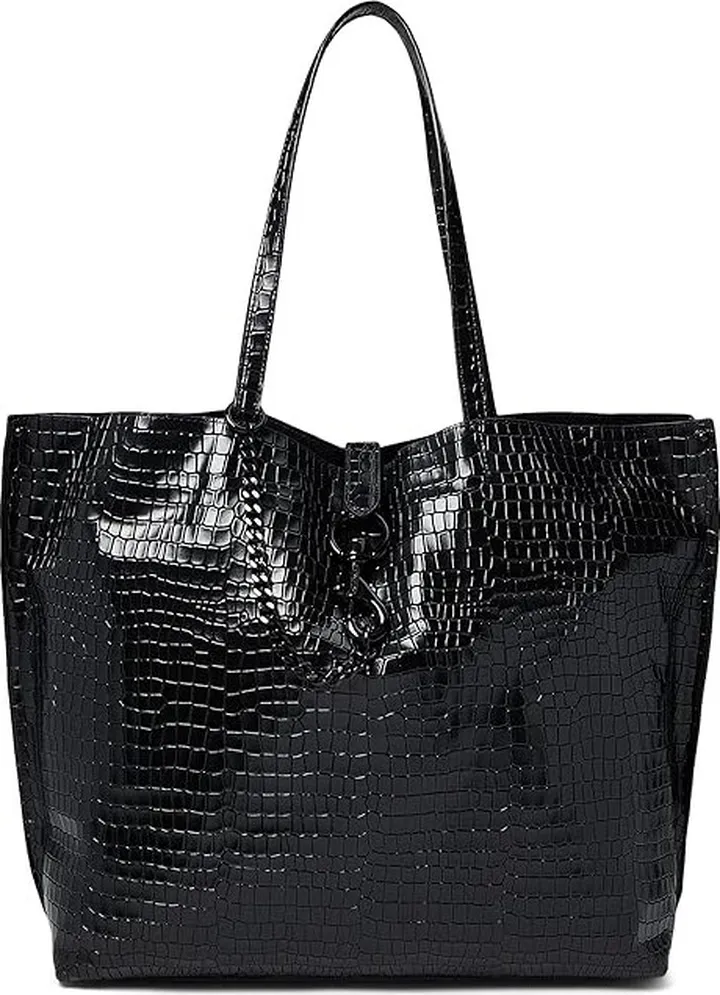 Rebecca Minkoff Megan Soft Large Tote (Black) Handbags