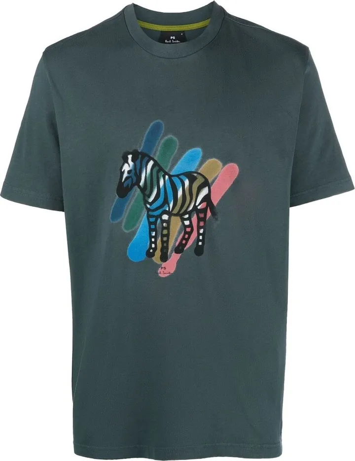 logo-print detail T-shirt