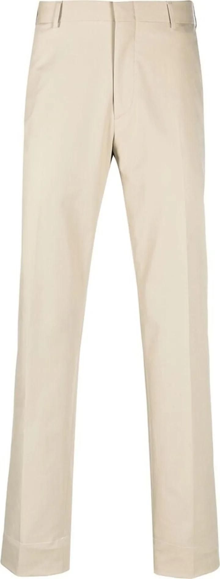 Cotton Straight-Leg Trousers