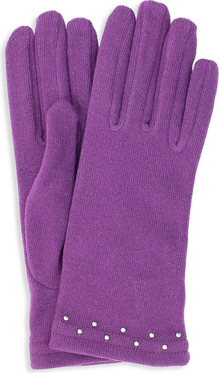 Studded Knitted Gloves