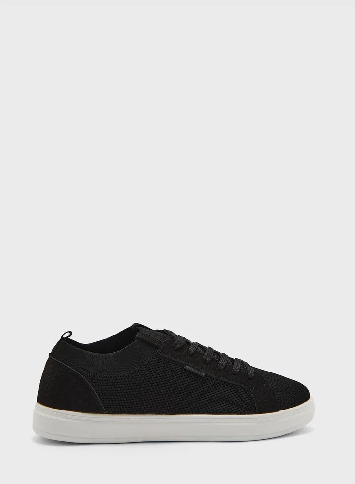 Knit Stacked Sole Sneaker