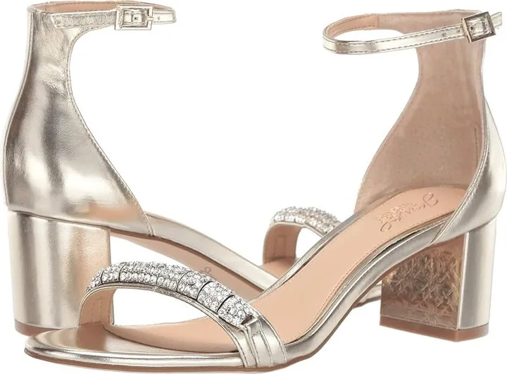 Jewel Badgley Mischka Ramsay (Light Gold) Women's Shoes