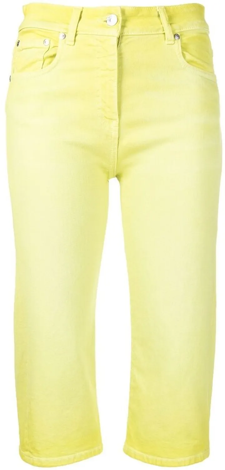 Mid-Rise Cropped Trousers