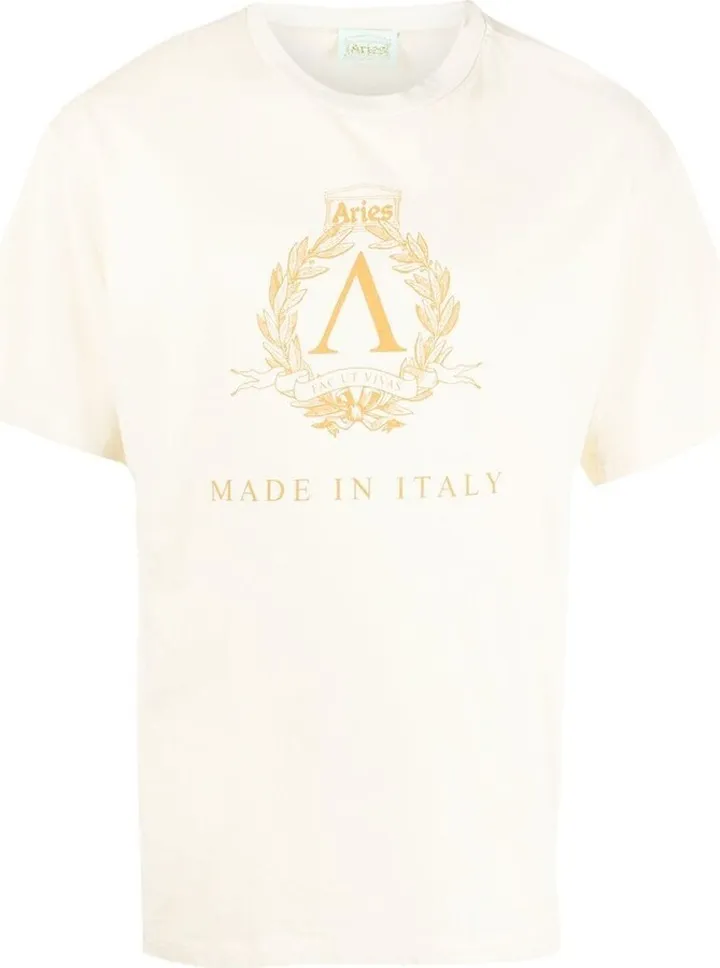 logo-print cotton T-shirt