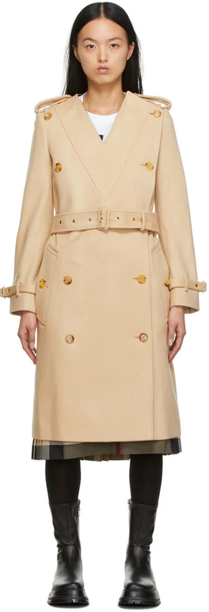 Burberry Beige Runway Coat
