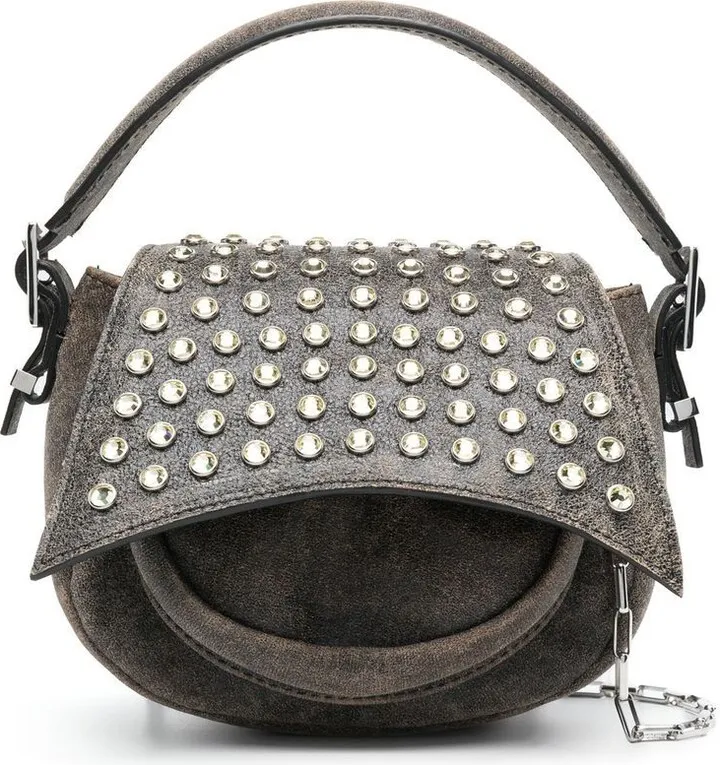 Kiks crystal-embellished mini bag