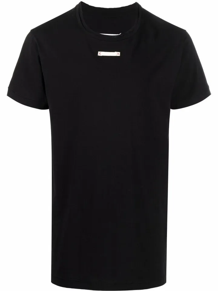 logo-patch cotton T-shirt