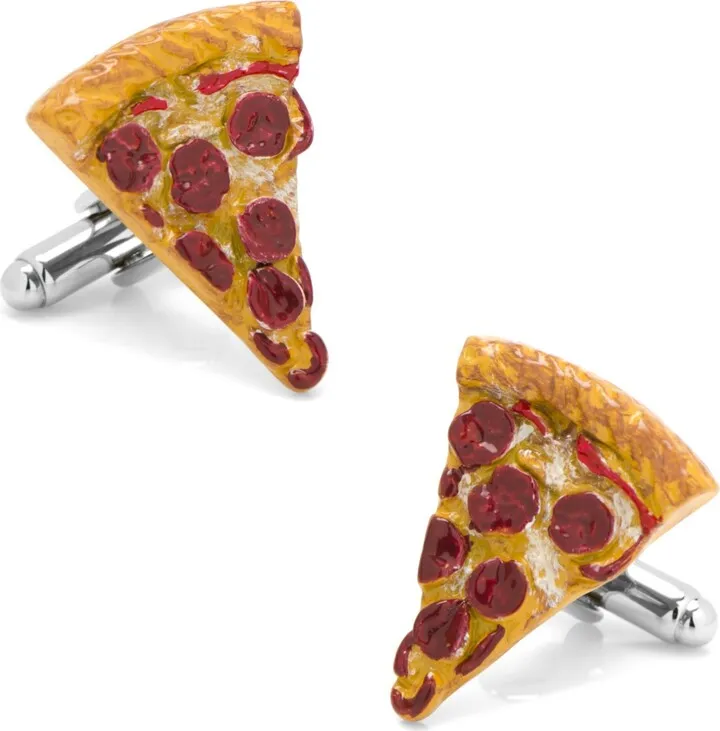 3D Pizza Slice Cufflinks