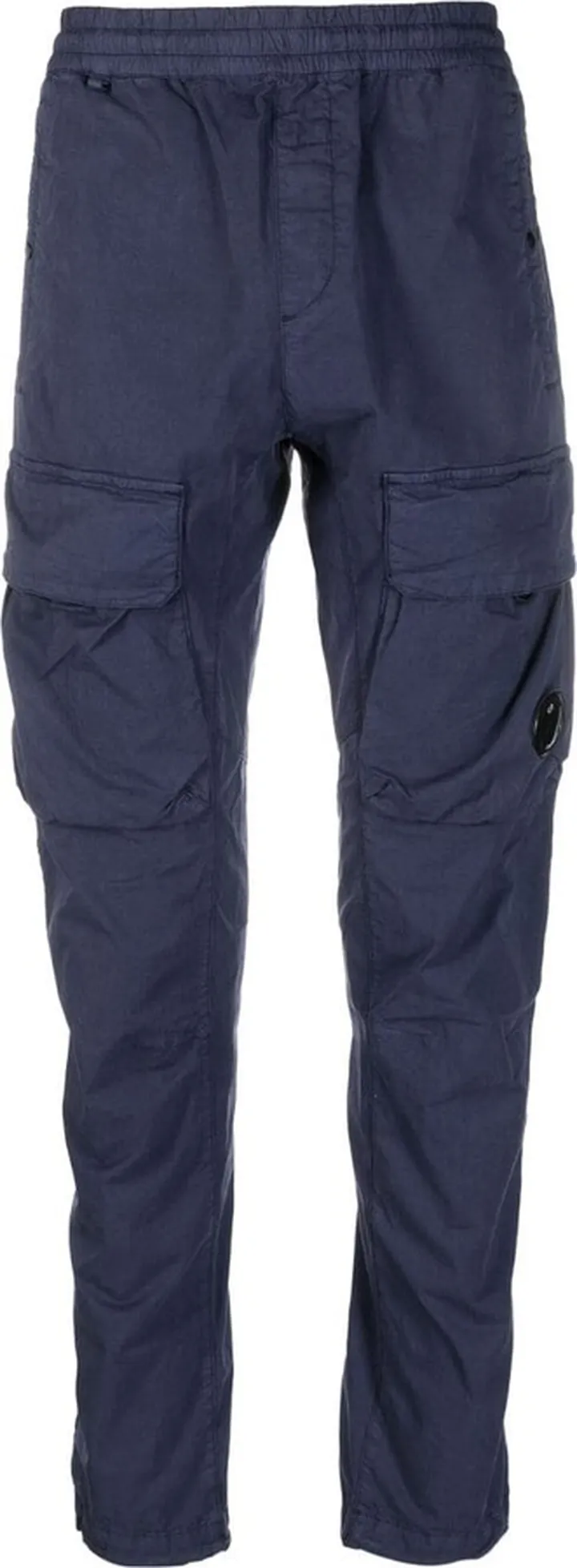 Tapered Cotton Cargo Trousers