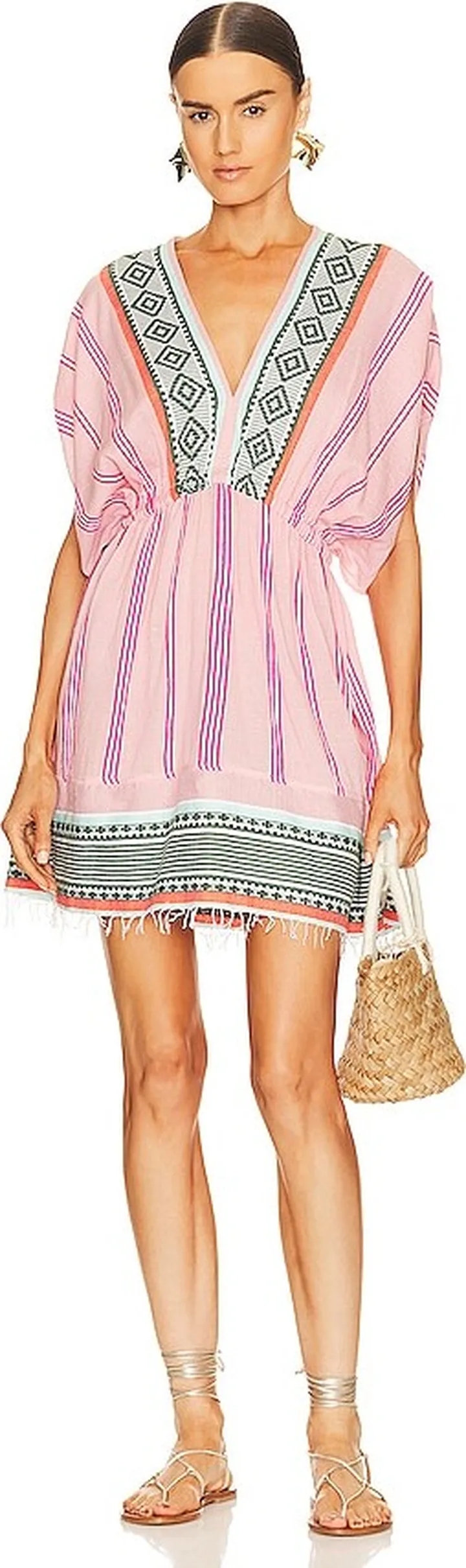 Rosa Short Plunge Neck Dress