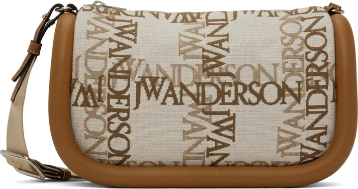 JW Anderson Beige & Off-White Bumper 15 Bag
