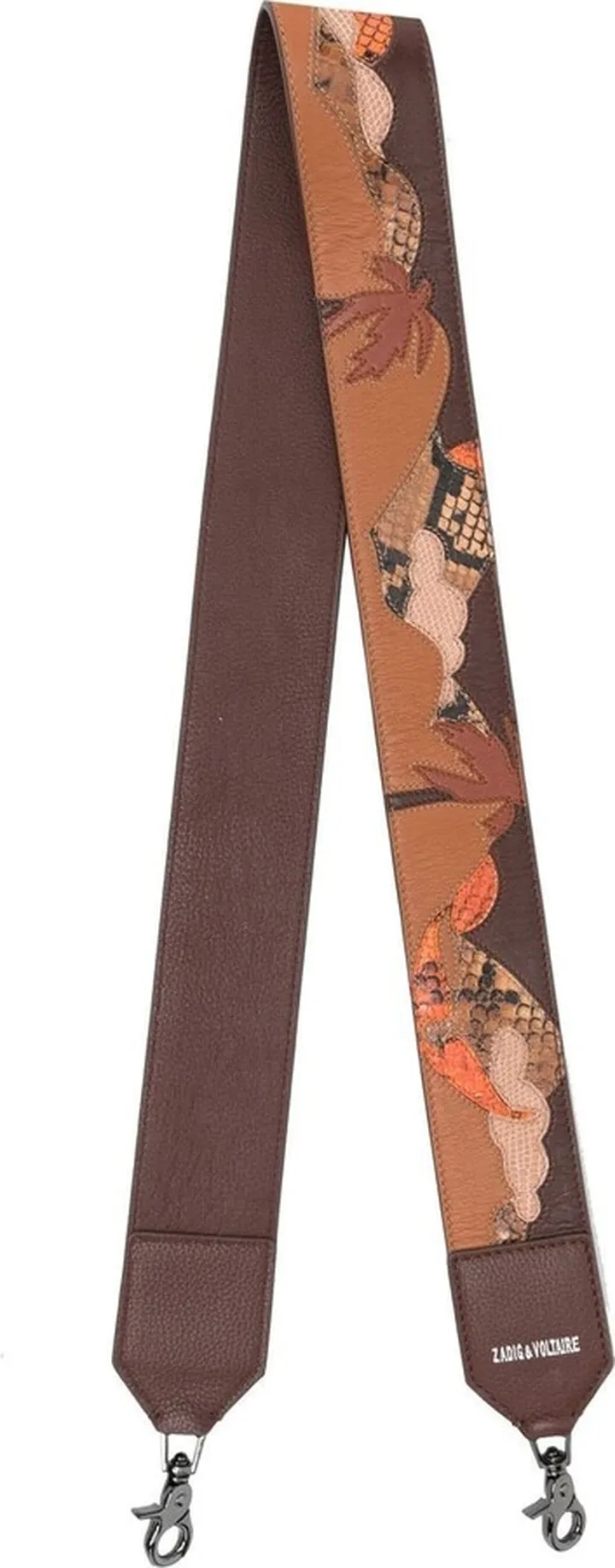 All-Over Print Leather Strap