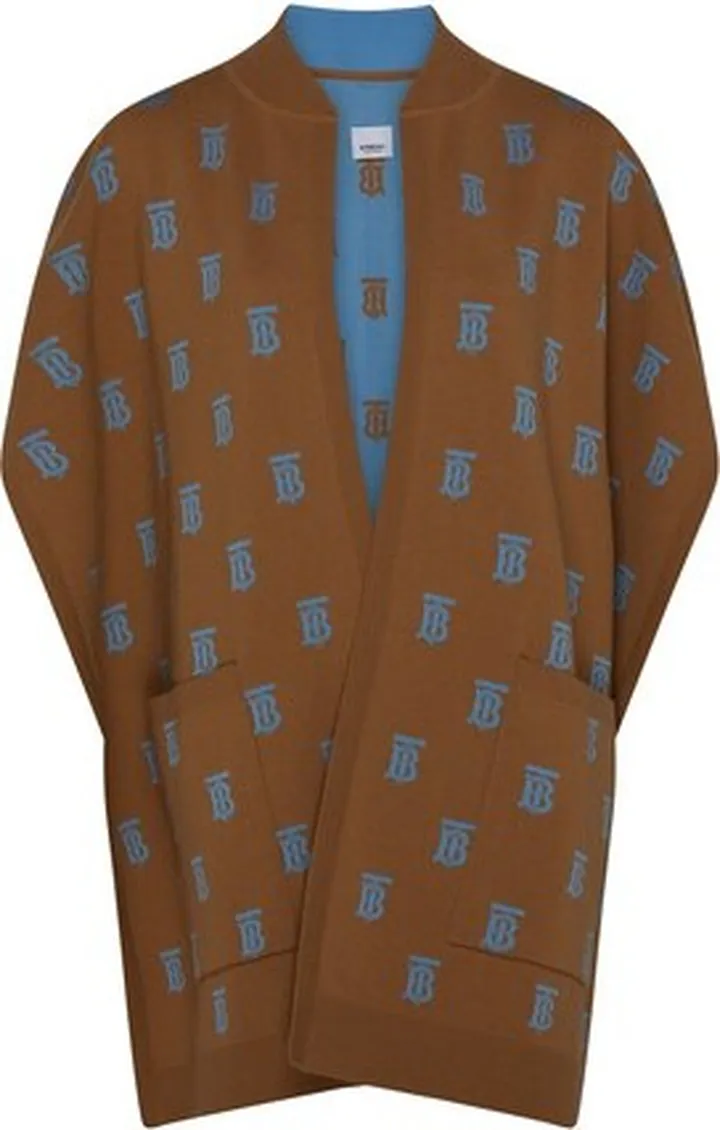 TB monogram poncho