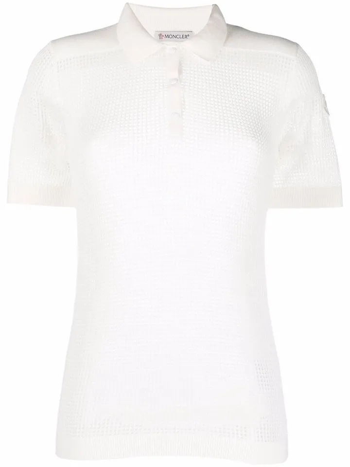 Mesh Short-Sleeve Polo Shirt