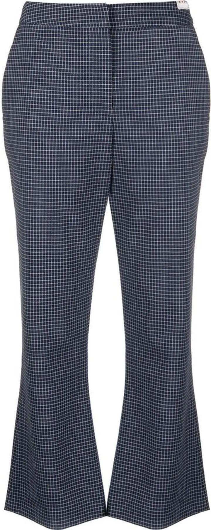 Cropped Flared Trousers