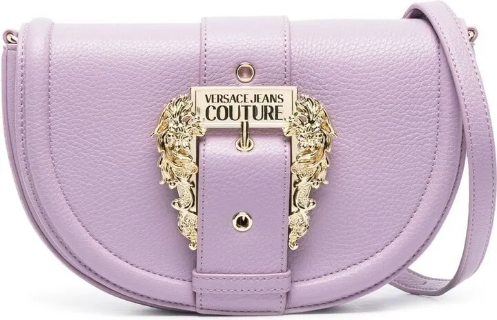 Buckle-Embellished Shoulder Bag