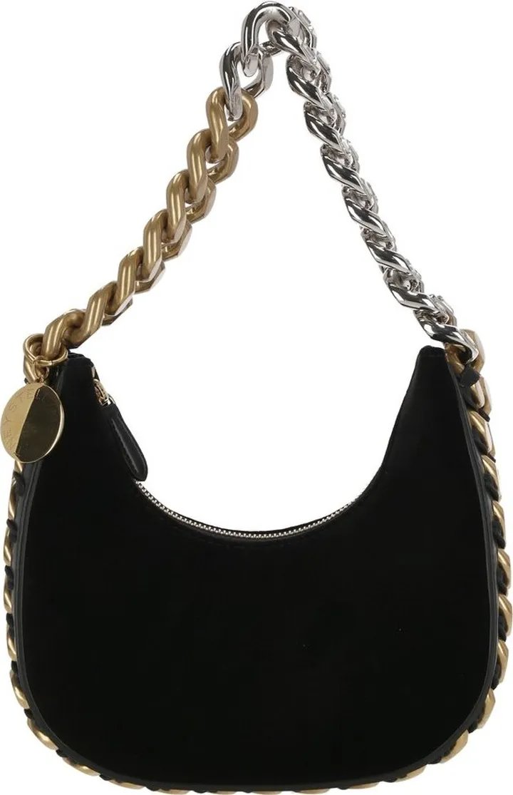Stella McCartney Frayme Chain-Link Small Shoulder Bag