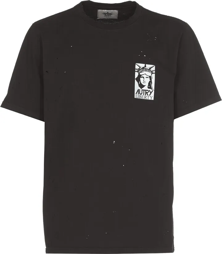 T-shirt With Liberty Print