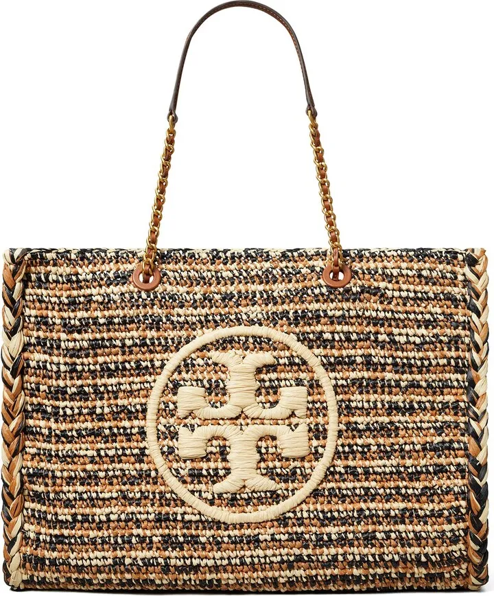 Ella Raffia Chain Tote