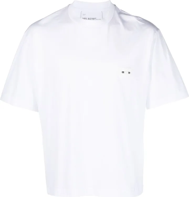 logo-patch short-sleeved cotton T-shirt