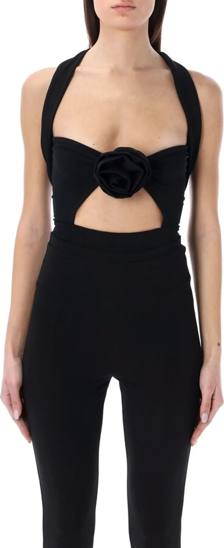 Cutout Jersey Bodysuit