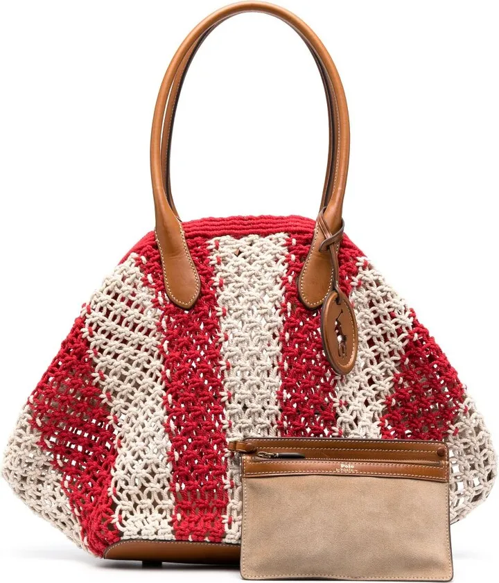 Bellport woven tote bag