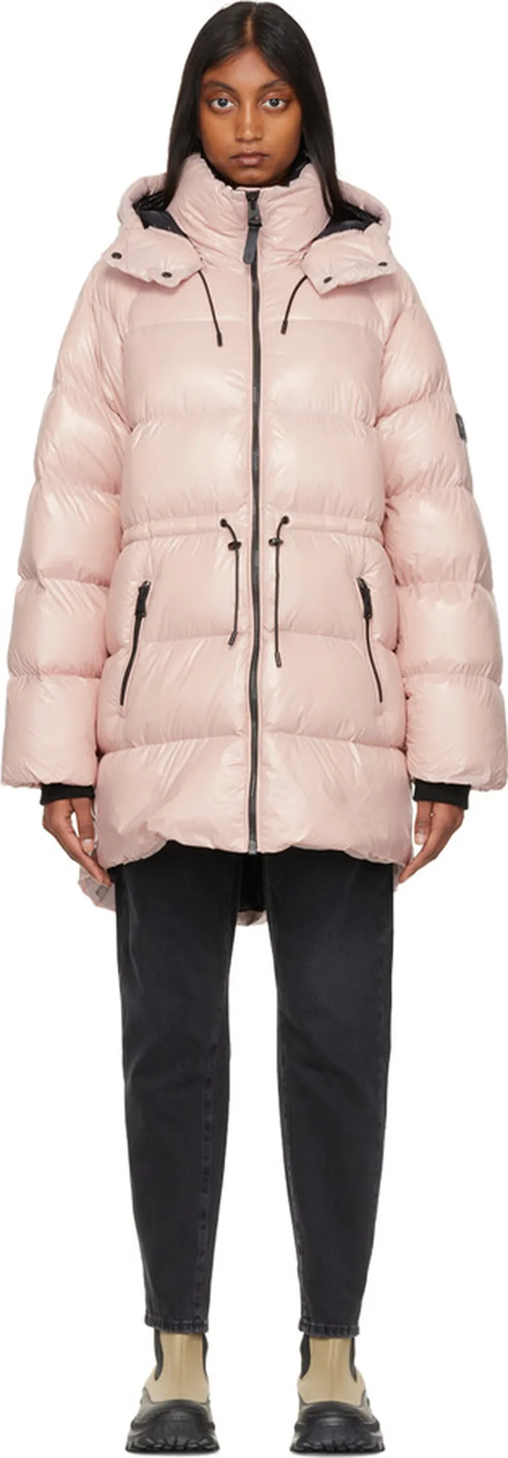 Mackage SSENSE Exclusive Pink Karsyn Down Jacket