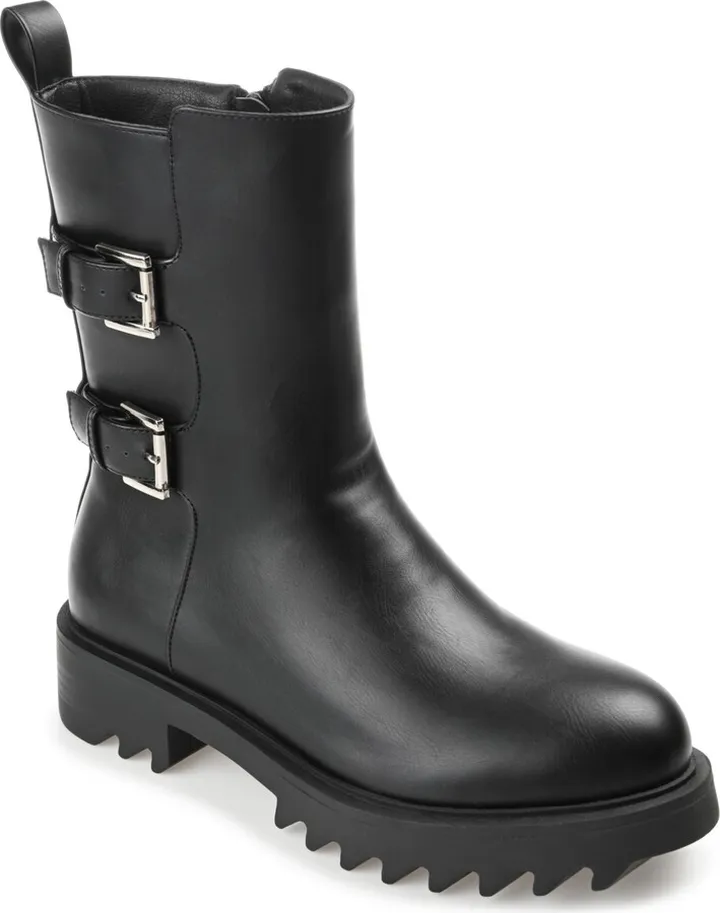 Journee Collection Women's Yasmine Combat Bootie Women's Shoes