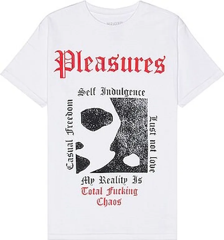 Pleasures Reality T-shirt in White