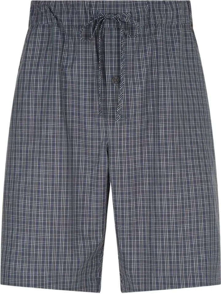 Hanro Cotton Check Pyjama Shorts