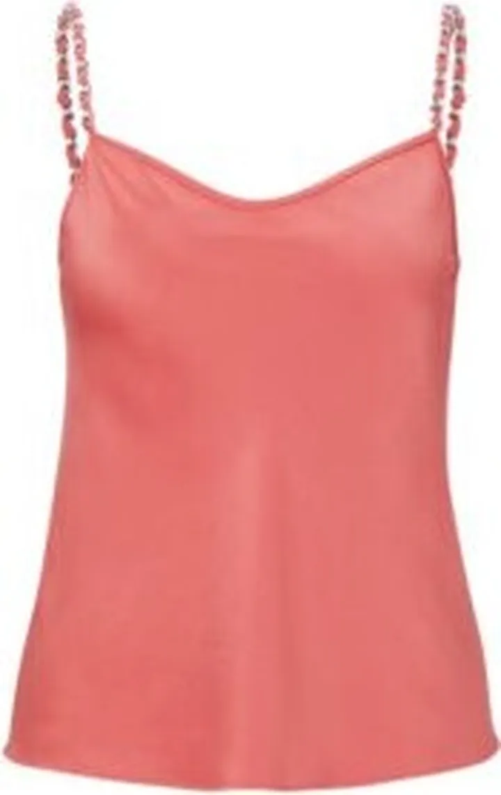 Regular-fit camisole top in soft satin