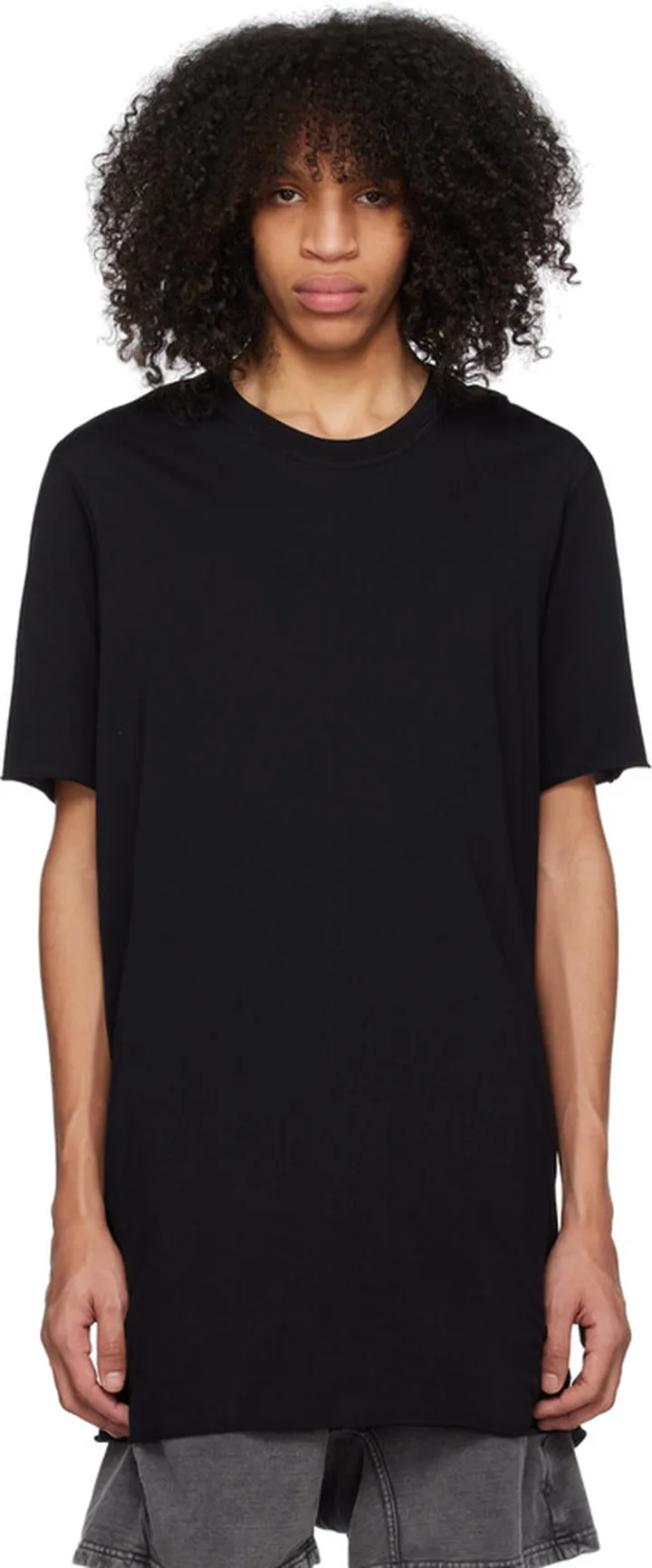 11 by Boris Bidjan Saberi Black Garment-Dyed T-Shirt